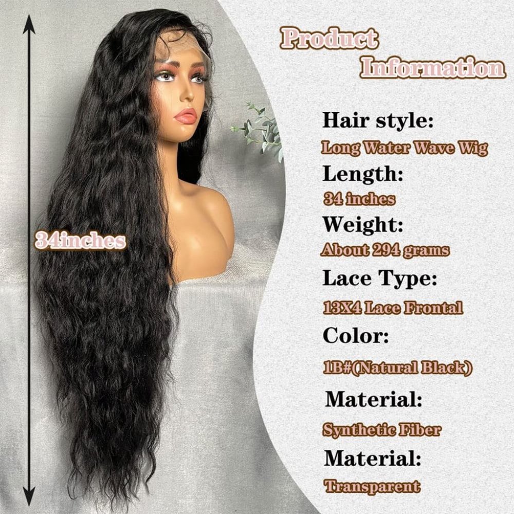 Long Wavy Lace Front wWig